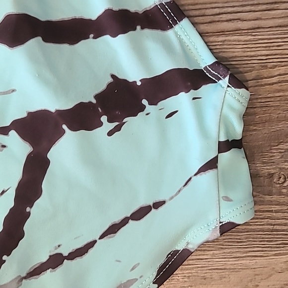 Justice Stylish Tie-Dye Bikini Set Size Small 6/7 - Picture 7 of 10